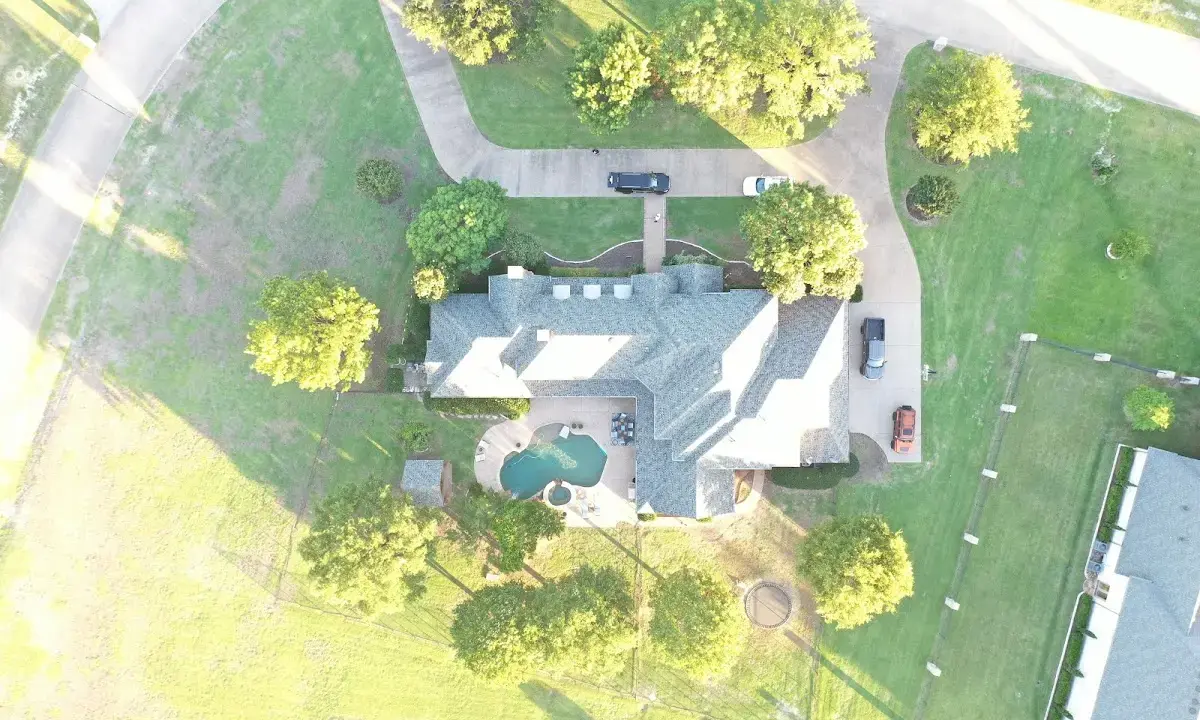 New shingle roof installation on a home in Eaton